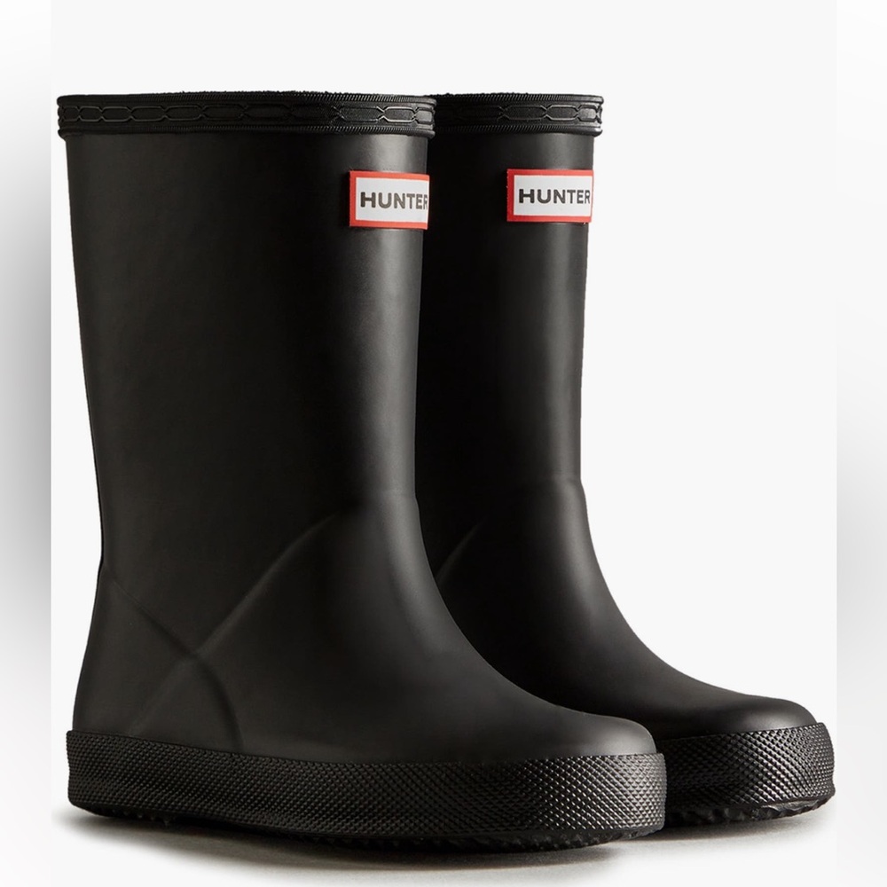 Hunter kids’ first classic boot black size 10T